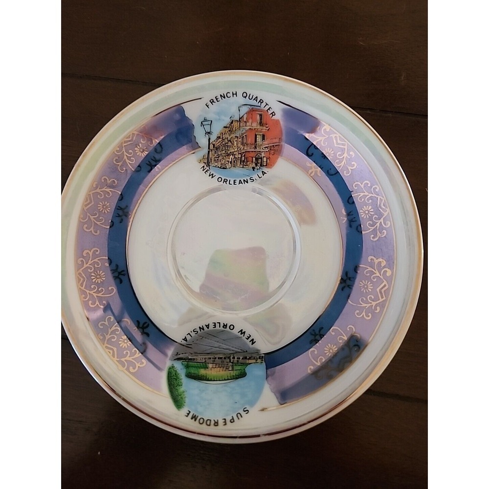 Vintage NEW ORLEANS LA Souvenir  Saucer JAPAN